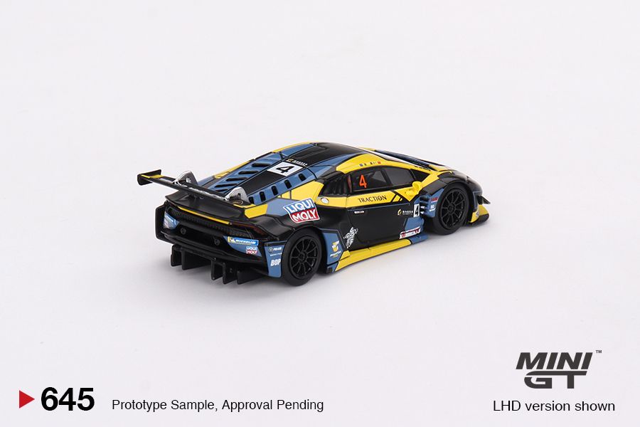 1/64 Mini GT #645 Lamborghini Huracan GT3 EVO #4 2022 Macau GP Cup 3rd Place Limited Edition mgt00645