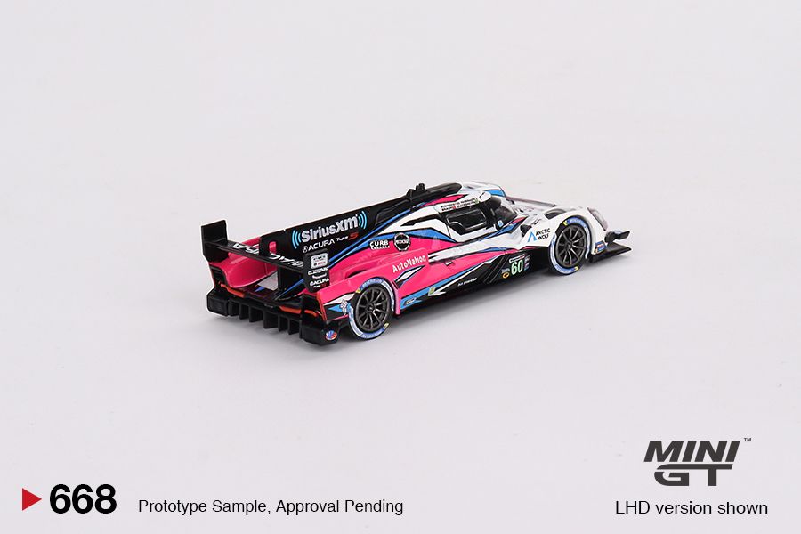 1/64 Mini GT #668 Acura ARX-06 GTP #60  Meyer Shank Racing  2023 IMSA Daytona 24 Hrs  Winner Limited Edition mgt00668