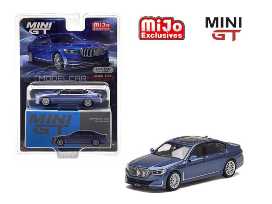 1:64 Mini GT #471  BMW Alpina B7 xDrive Alpina Blue Metallic MGT00471