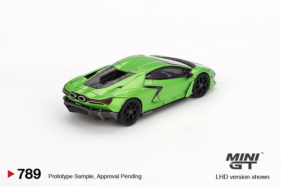 1:64 Mini GT #789 Lamborghini Revuelto Verde Selvans Green Limited Edition mgt00789