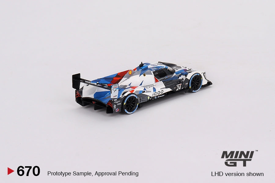 1/64 Mini GT #670 BMW M Hybrid V8 GTP #24 BMW M Team RLL 2023 IMSA Daytona 24 Hrs Limited Edition mgt00670