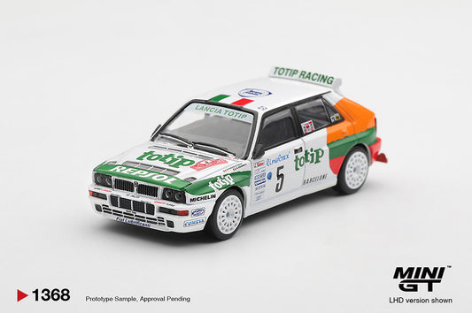 Pre-Order | 1:64 Mini GT #1368 Lancia Delta HF Integrale Evoluzione #5 1993 Rallye Monte-Carlo Limited Edition MGT01368