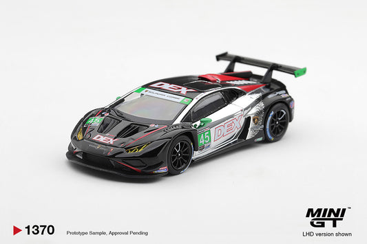 Pre-Order | 1:64 Mini GT #1370 Lamborghini Huracán GT3 EVO2 #45 DEX Wayne Taylor Racing 2025 IMSA Chevrolet Grand Prix Class Winner Limited Edition MGT01370