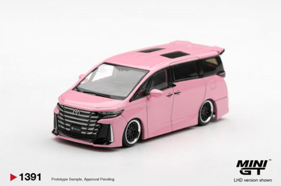 Pre-Order | 1:64 Mini GT #1391 Toyota Vellfire 40 KUHL Metallic Pink Limited Edition MGT01391