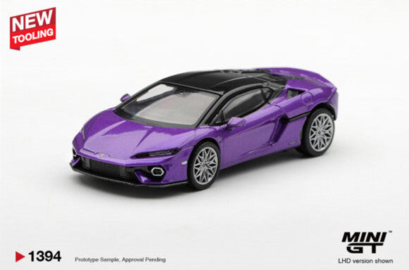 Pre-Order | 1:64 Mini GT #1394 Lamborghini Temerario Viola Pasifae Limited Edition MGT01394