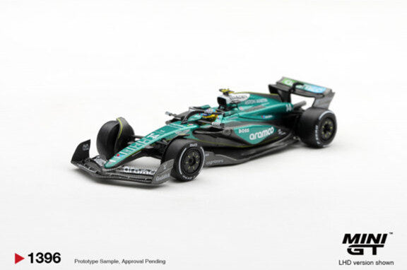 Pre-Order | 1:64 Mini GT #1396 Aston Martin AMR24 #14 Fernando Alonso 2024 F1 Las Vegas GP Limited Edition MGT01396
