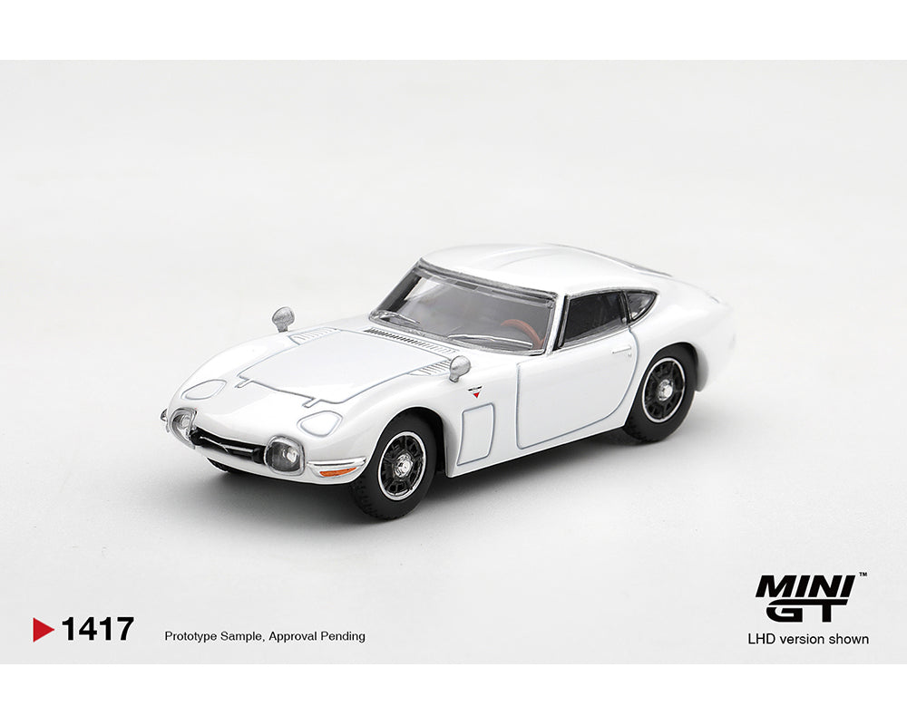 Pre-Order | 1:64 Mini GT #1417 Toyota 2000GT Pegasus White Limited Edition MGT01417