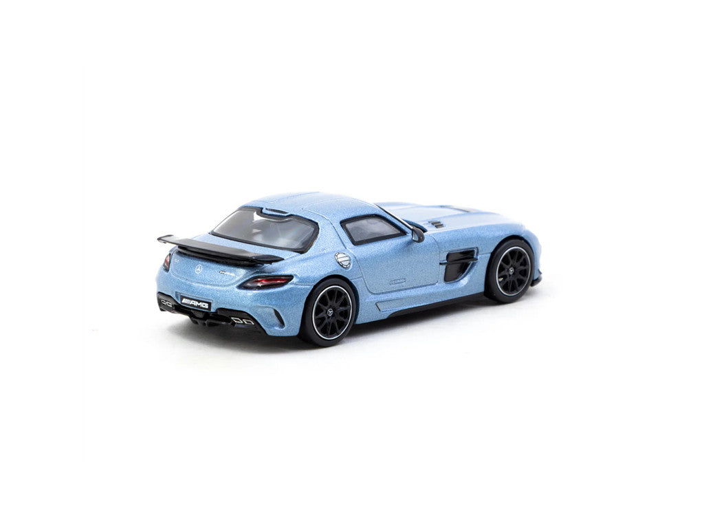 1:64 Tarmac Works Mercedes-Benz SLS AMG Coupe Black Series Matte Blue Limited Edition T64G-027-MB