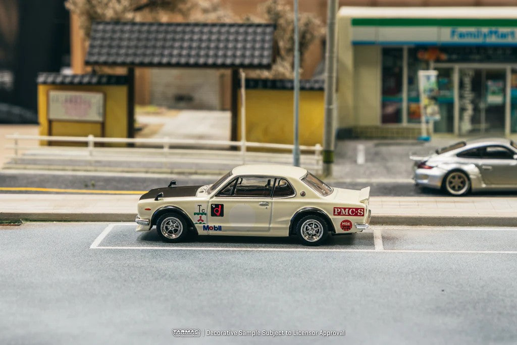 1:64 Tarmac Works Nissan Skyline 2000 GT-R (KPGC10) Lamley Special Edition – White Limited Edition T64G-043-WH2