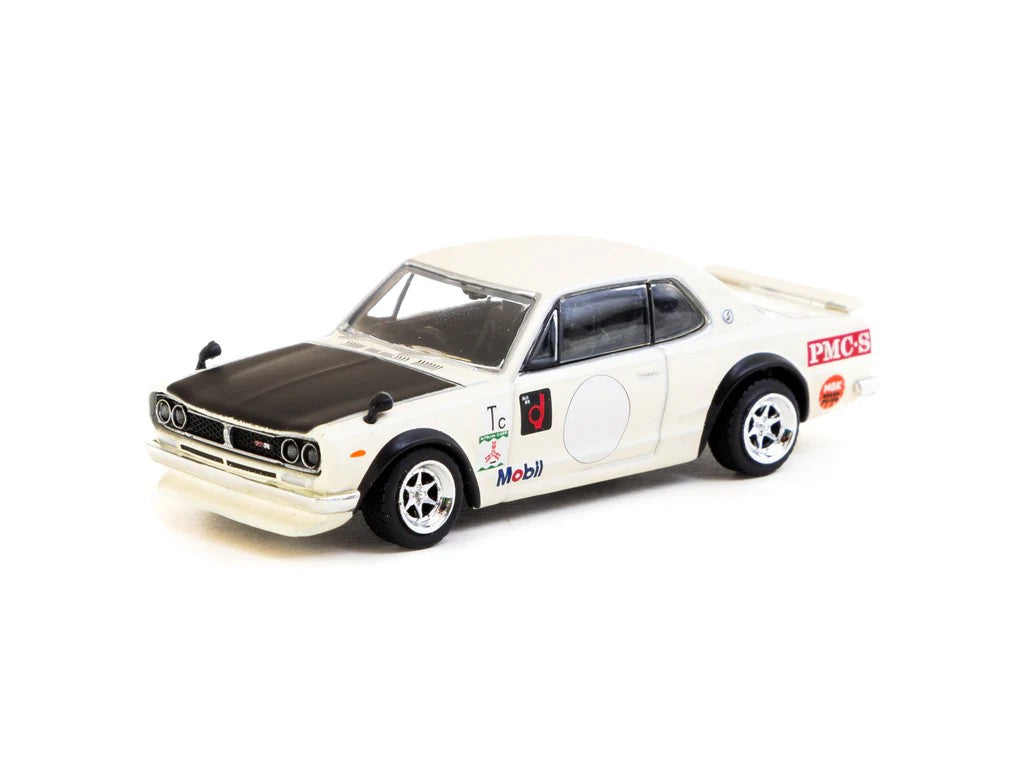 1:64 Tarmac Works Nissan Skyline 2000 GT-R (KPGC10) Lamley Special Edition – White Limited Edition T64G-043-WH2