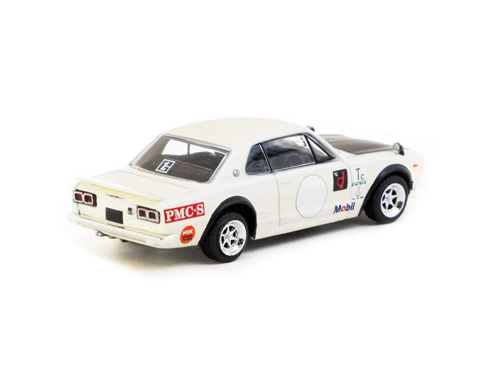 1:64 Tarmac Works Nissan Skyline 2000 GT-R (KPGC10) Lamley Special Edition – White Limited Edition T64G-043-WH2