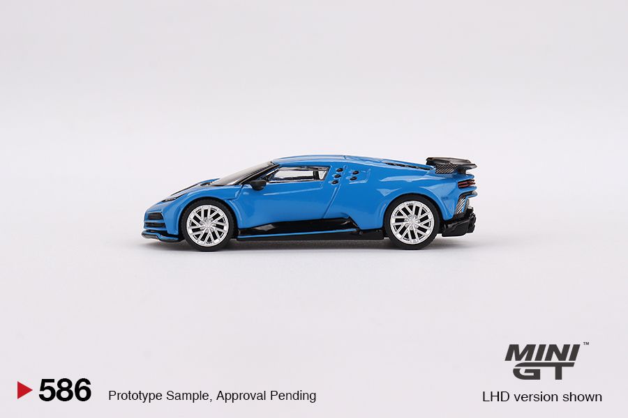 1:64 Mini GT #586 Bugatti Centodieci – Blu Bugatti Limited Edition MGT00586