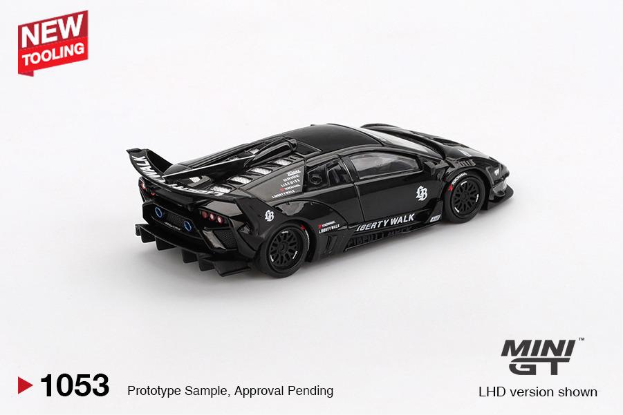 1:64 Mini GT #1053 Lamborghini LB-Silhouette WORKS MURCIELAGO GT- Evo Black Limited Edition mgt01053