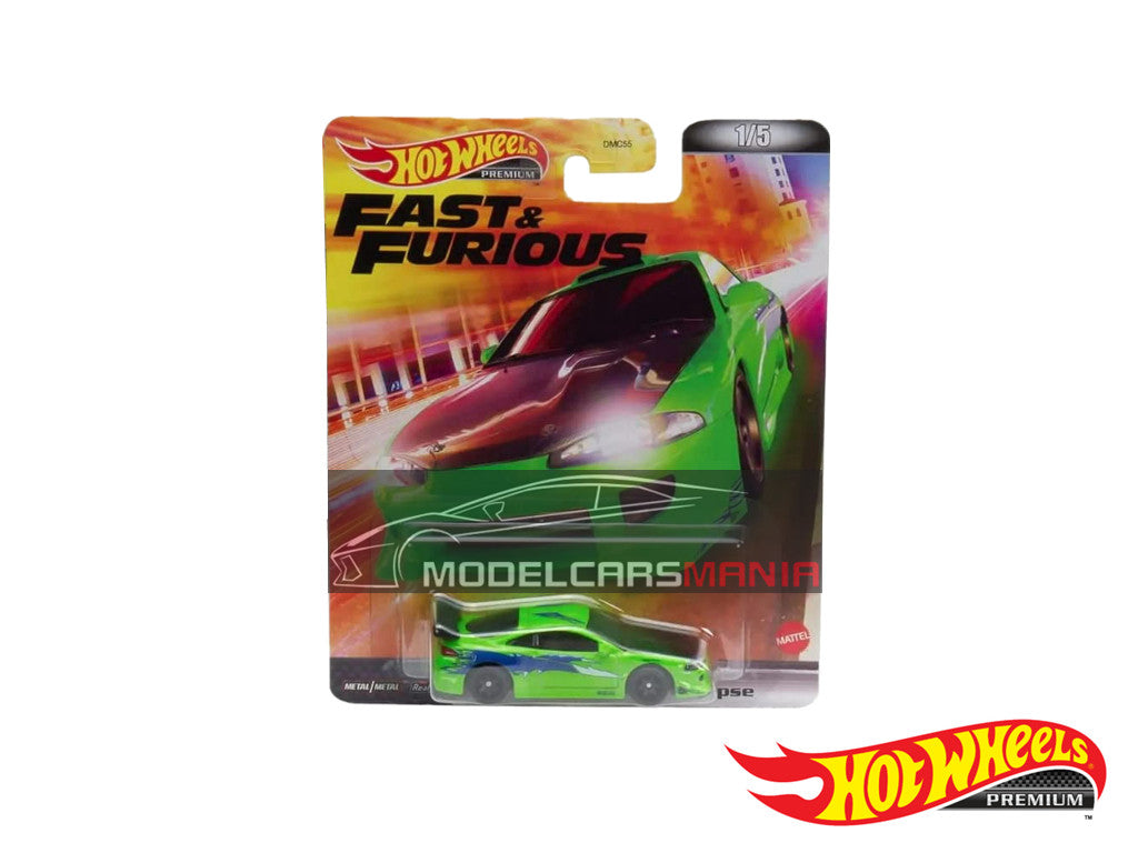 1:64 Hot Wheels MITSUBISHI Eclipse Retro Entertainment L Case 2022 Fast & Furious Assortment  DMC55-957L