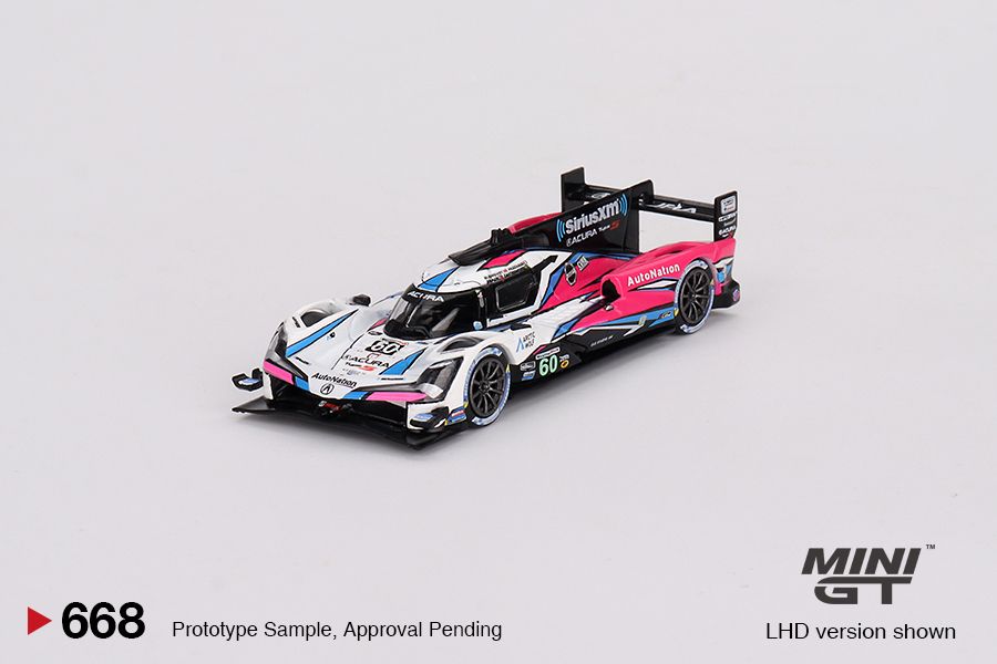 1/64 Mini GT #668 Acura ARX-06 GTP #60  Meyer Shank Racing  2023 IMSA Daytona 24 Hrs  Winner Limited Edition mgt00668