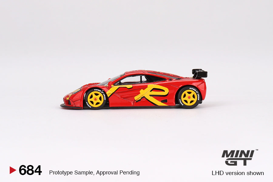 1:64 Mini GT#684 McLaren F1 GTR 1996 Presentation Limited Edition MGT00684