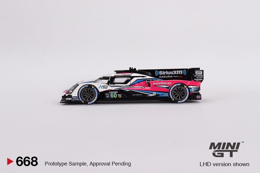 1/64 Mini GT #668 Acura ARX-06 GTP #60  Meyer Shank Racing  2023 IMSA Daytona 24 Hrs  Winner Limited Edition mgt00668