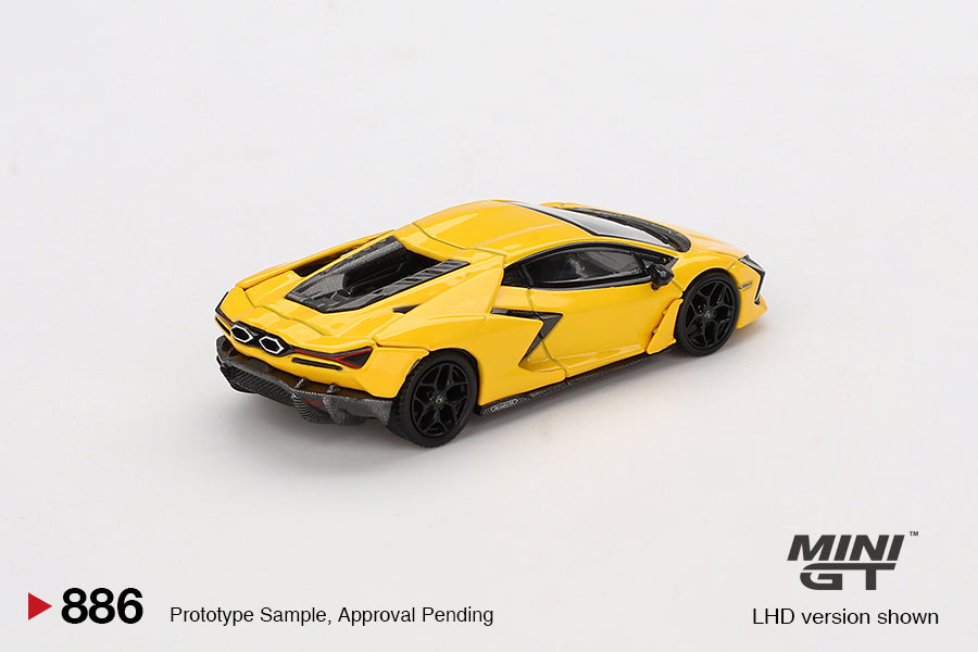 1:64 Mini GT #886 Lamborghini Revuelto Giallo Yellow Limited Edition MGT00886