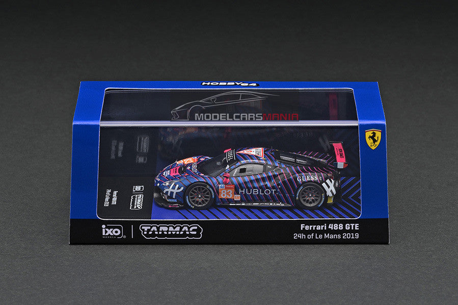 1:64 Ixo X Tarmax Works 1:64 Ferrari 488 GTE 24Hr Of Le Mans 2019 #83 Limited Edition T64-071-19LM83