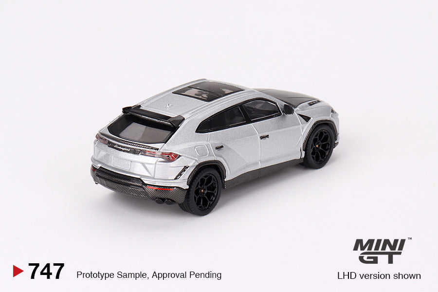 1/64 Mini GT #747 Lamborghini Urus Performante Grigio Nimbus Limited Edition mgt00747