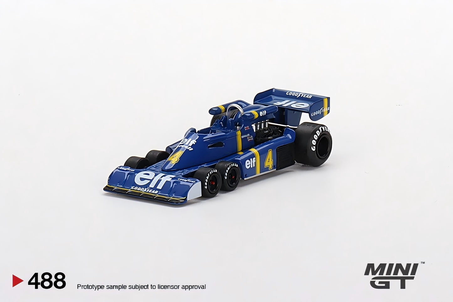 1/64 Mini GT #488 Grand Prix 1976 Tyrrell P34 #4 Spanish GP Limited Edition mgt00488
