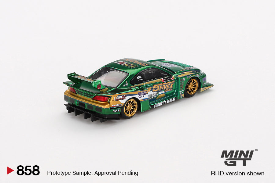 1/64 Mini GT #858 Nissan LB-Super Silhouette S15 SILVIA LBWK 2024 Fausto Racing Limited Edition mgt00858
