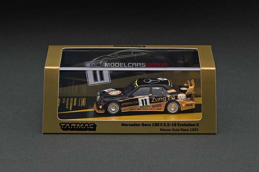 1:64 Tarmac Works Mercedes-Benz 190E 2.5-16 Evolution II Macau Guia Race 1991 Limited Edition T64-024-91MGP11