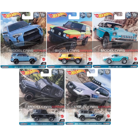 1:64 Hot Wheels Car Cultures 2023 Off Road Assortment F Set FPY86-959F