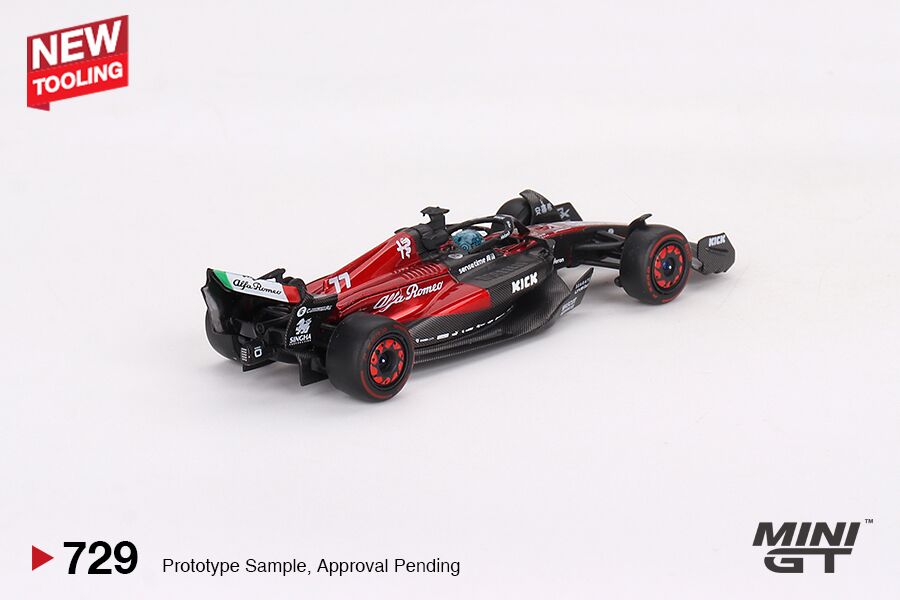 1/64 Mini GT #729 Alfa Romeo C43 #77 Valtteri Bottas 2023 F1 2023 Australian GP Limited Edition mgt00729