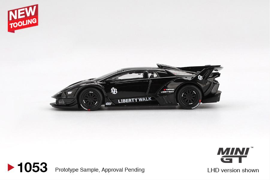 1:64 Mini GT #1053 Lamborghini LB-Silhouette WORKS MURCIELAGO GT- Evo Black Limited Edition mgt01053