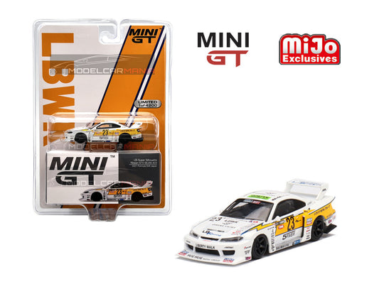 1/64 Mini GT #434 LB-Super Silhouette Nissan S15 SILVIA #23 2021 Formula Drift Japan Limited Edition mgt00434