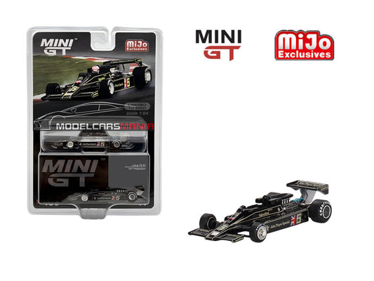 1/64 Mini GT #489 Grand Prix 1977 Lotus 78 #5 Presentation Limited Edition mgt00489