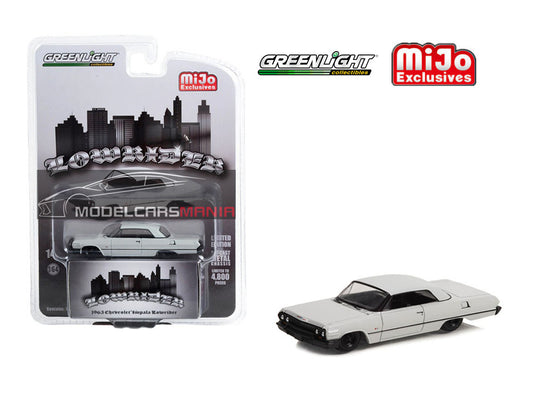 1/64 Greenlight Lowrider 1963 Chevrolet Impala SS Grey Limited Edition 51465