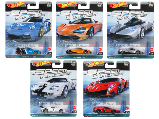 1:64 Hot Wheels Car Cultures 2023 Speed Machines A Set FPY86-959A