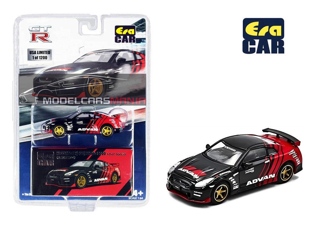 1:64 ERA Car Nissan GT-R R35 NISMO ADVAN Yokohama Limited 1,200 Pcs NS20GTRSP34