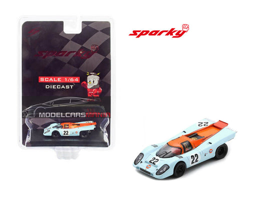 1:64 Spark Model Porsche 917 K No.22 24H Le Mans 1970 M. Hailwood - D. Hobbs Limited Edition Y145B