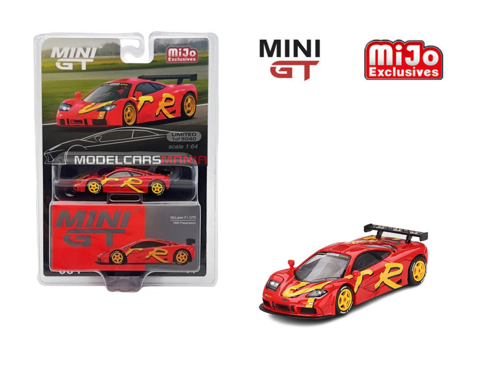 1:64 Mini GT#684 McLaren F1 GTR 1996 Presentation Limited Edition MGT00684