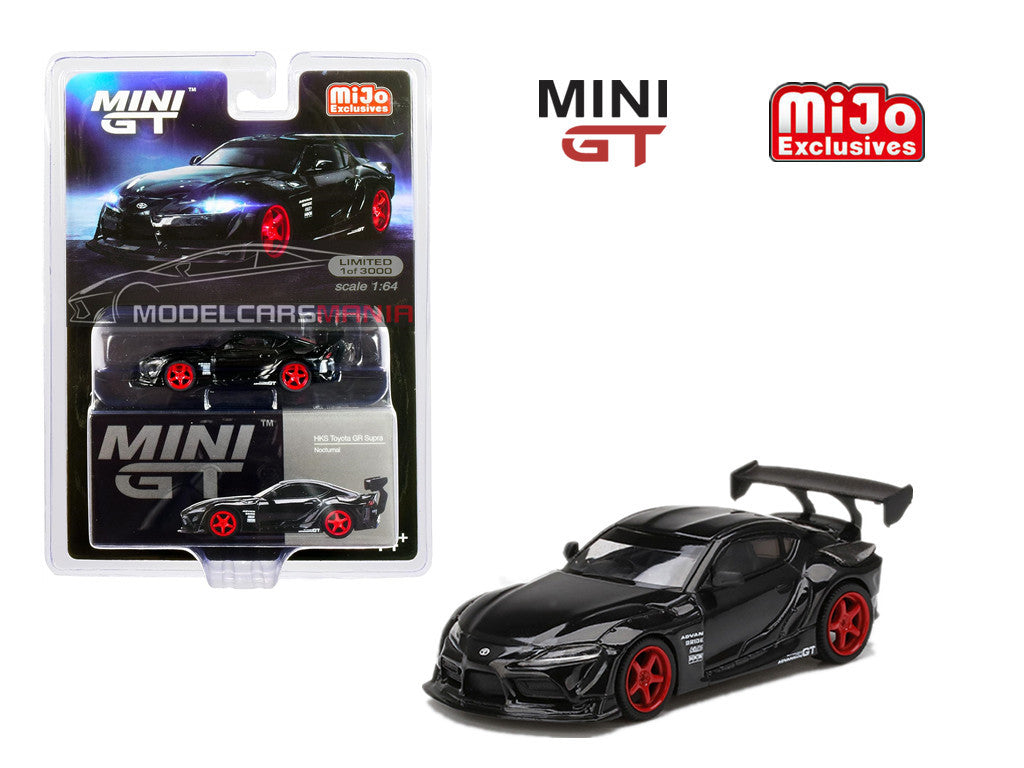 1/64 Mini GT #226 Toyota GR Supra HKS Nocturnal Limited Edition mgt00226