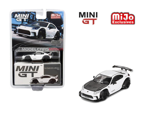 1/64 Mini GT #769 Toyota GR86 LB Nation White Limited Edition MGT00769