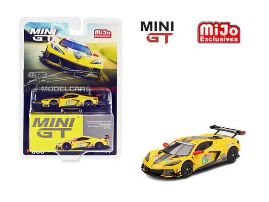 1:64 Mini GT #383 Chevrolet Corvette C8.R #63 Corvette Racing 2021 Le Mans 24 Hrs GTE PRO 2nd Place Limited Edition MGT00383