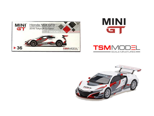 1/64 Mini GT #36 Honda NSX GT3 Tokyo Auto Salon 2018 japan Exclusive Limited Edition mgt00036