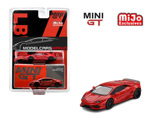 1/64 Mini GT #375 LB★WORKS Lamborghini Huracan ver. 2 Red Limited Edition mgt00375