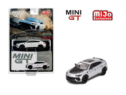 1/64 Mini GT #747 Lamborghini Urus Performante Grigio Nimbus Limited Edition mgt00747