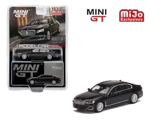 1:64 Mini GT #436 BMW 750Li xDrive Black Sapphire Limited Edition mgt00436