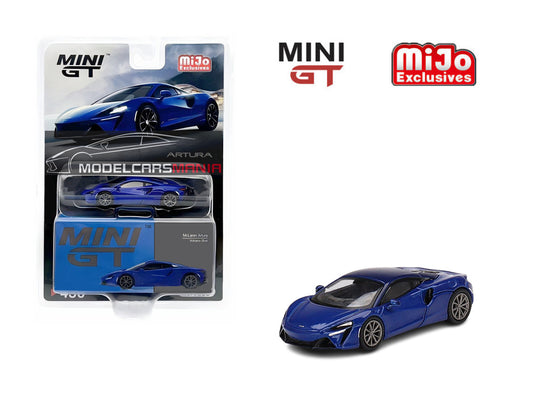 1/64 Mini GT #430 McLaren Artura Volcano Blue Limited Edition mgt00430