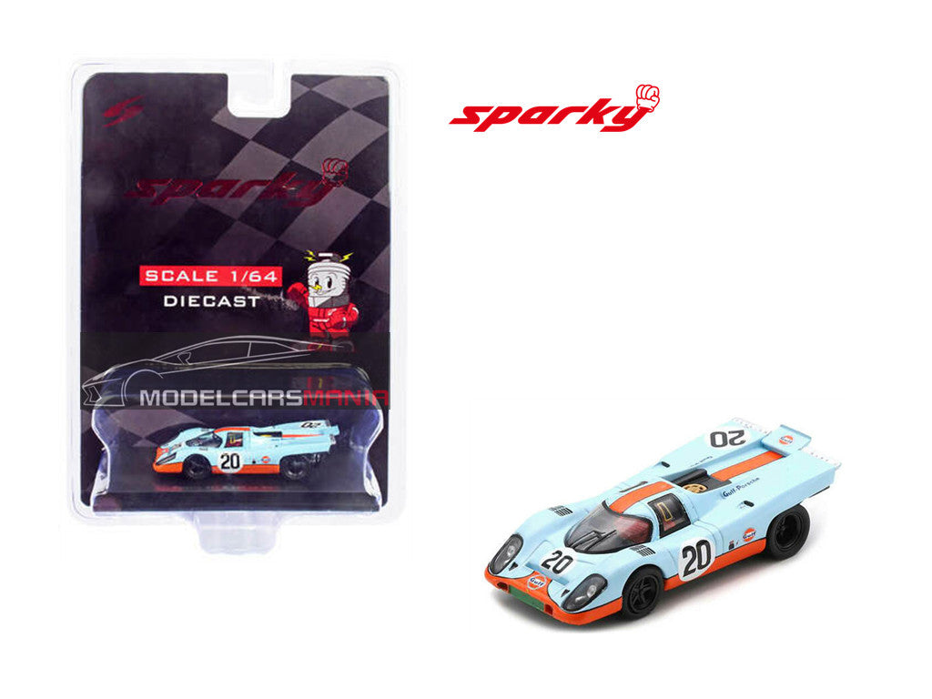 1:64 Spark Model Porsche 917 K No.20 24H Le Mans 1970 B. Redman - J. Siffert Limited Edition Y144B