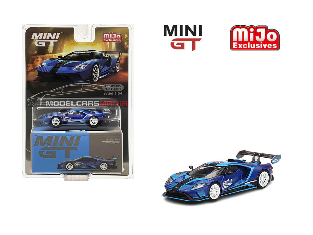 1:64 Mini GT #429 Ford GT MK II Ford Performance Limited Edition mgt00429