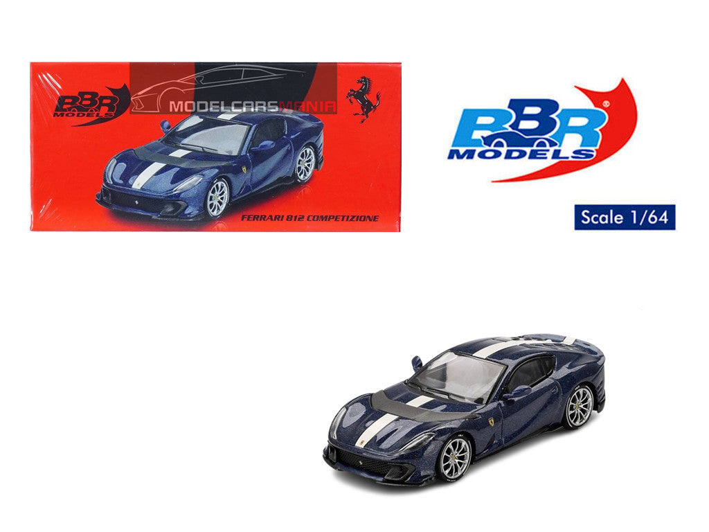 1/64 BBR Models Ferrari 812 Competitizone Blue Tour De France Limited Edition BBRFER64011