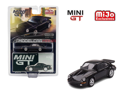 1:64 Mini GT #556 RUF CTR 1987 Black Limited Edition MGT00556