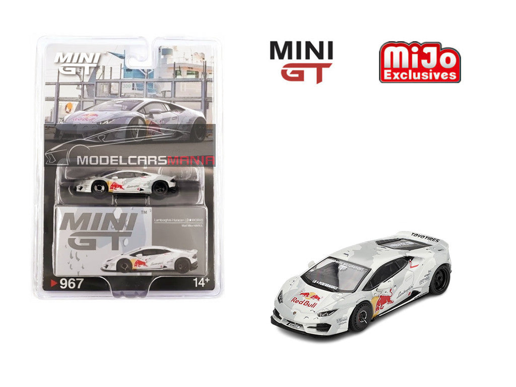 1:64 Mini GT #967 Lamborghini Huracan LB-WORKS ver. 2 Mad Mike NIMBUL Limited Edition MGT00967